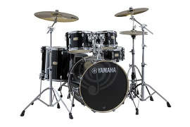 Изображение Yamaha SBP2F5RBL ударная установка из 5-ти барабанов, цвет Raven Black, без стоек