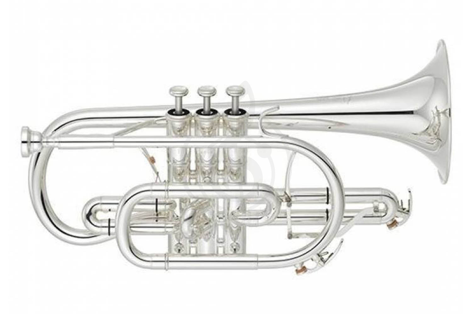 Корнет Yamaha YCR-8335S - корнет Bb профессиональный, heavy, 125.5/11.9мм. , yellow brass, посеребренны... - фото 1