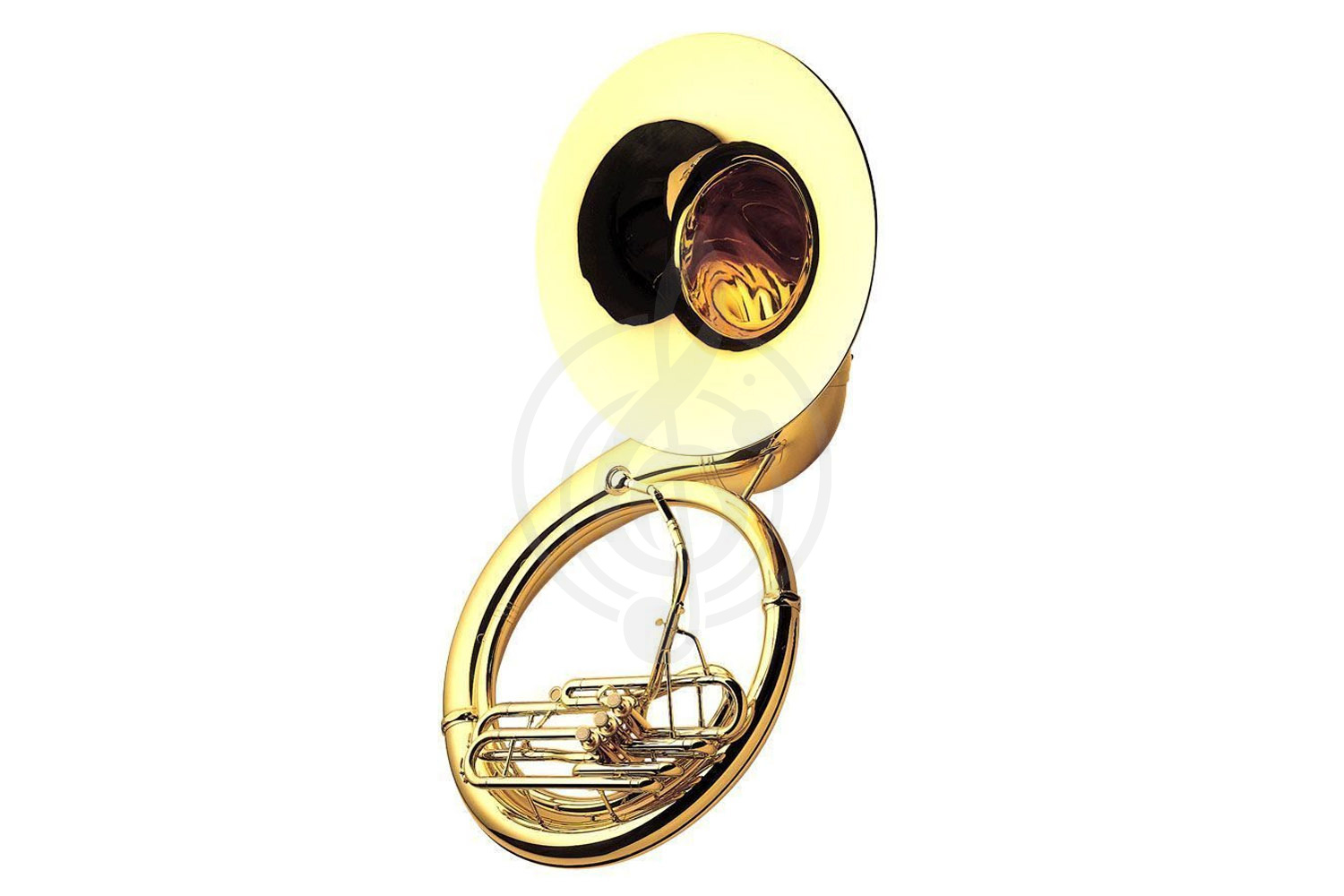 Сузофон Yamaha YSH-411 - сузафон Bb, медь лакированная, 3х помповый - фото 1