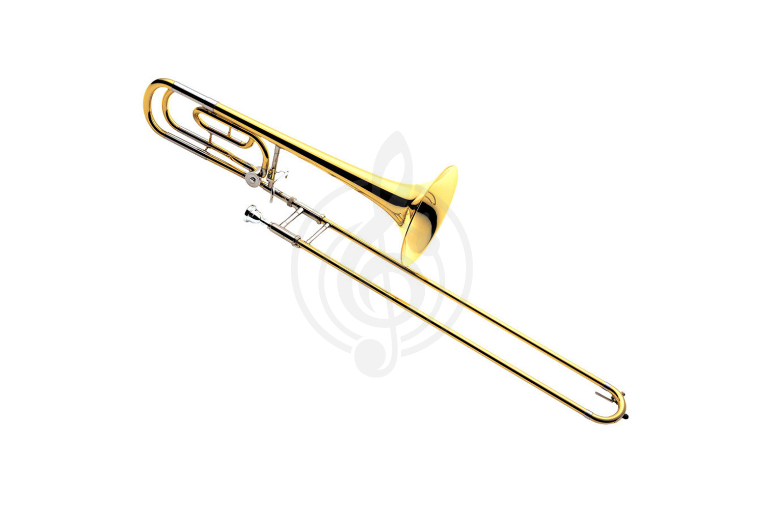 Тромбон Yamaha YSL-640 - тромбон тенор/ бас Bb/ F профессиональный Yellow-brass - фото 1
