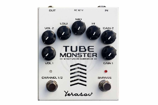 Педаль эффектов для электрогитары Yerasov TM-2 Tube Monster - Педаль эффектов - фото 1