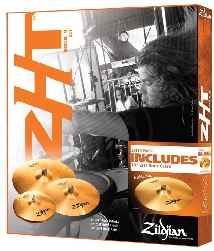 Комплект тарелок Zildjian Набор тарелок ZXT ROCK 2009 PROMO BOX SET - фото 2