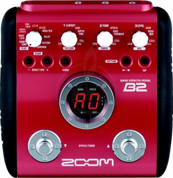 Процессор для бас-гитары Zoom B2+AC процессор эффектов для бас-гитары. - фото 3